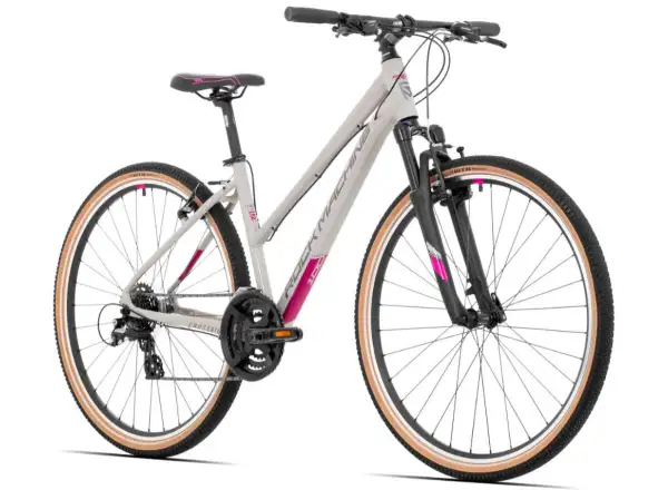 Rock Machine CrossRide 100 Lady gloss light grey/dark grey rower trekkingowy