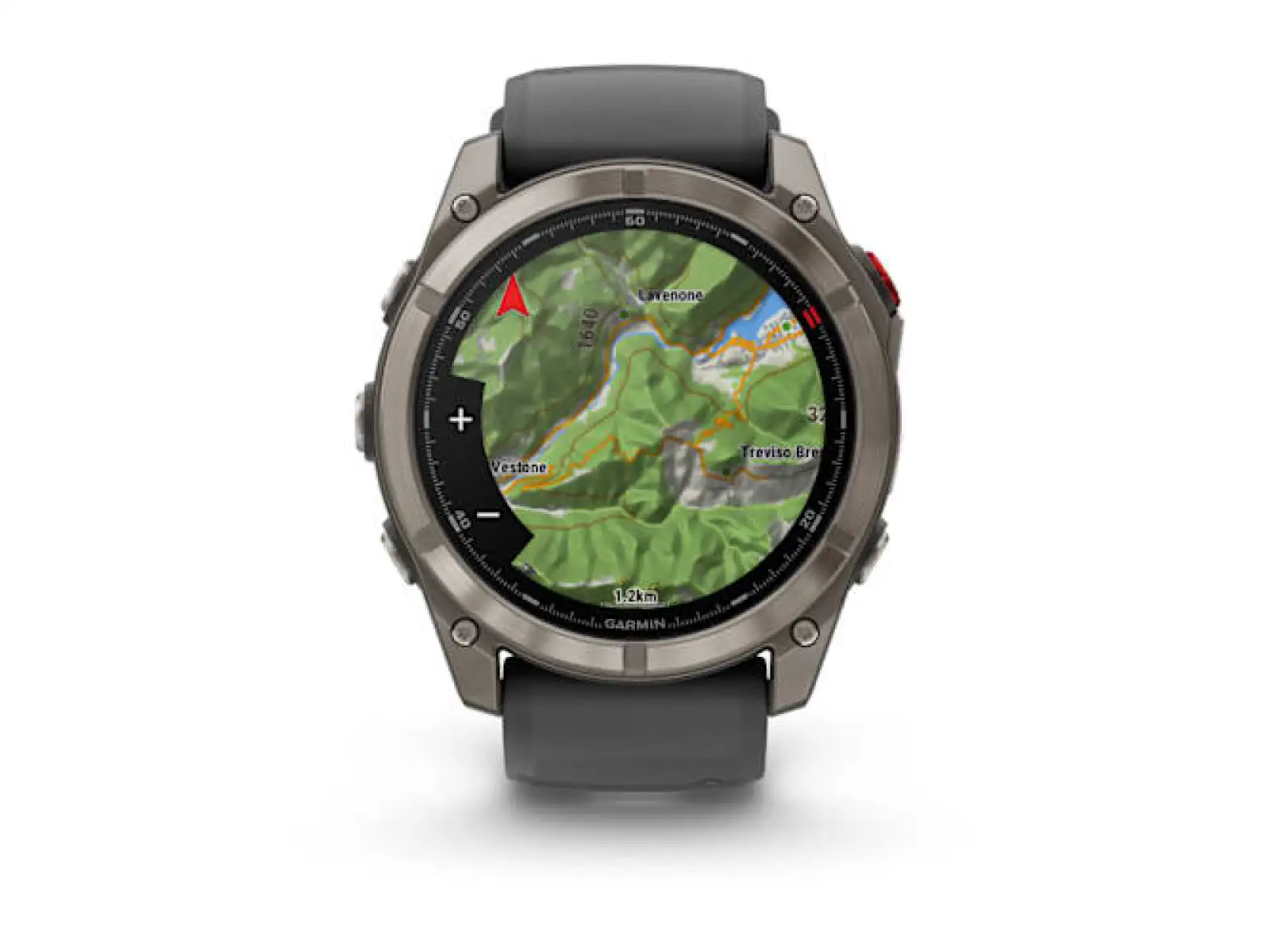 Garmin fenix 8 Pro 51 mm AMOLED Sapphire inteligentny zegarek Titanium Graphite/Black