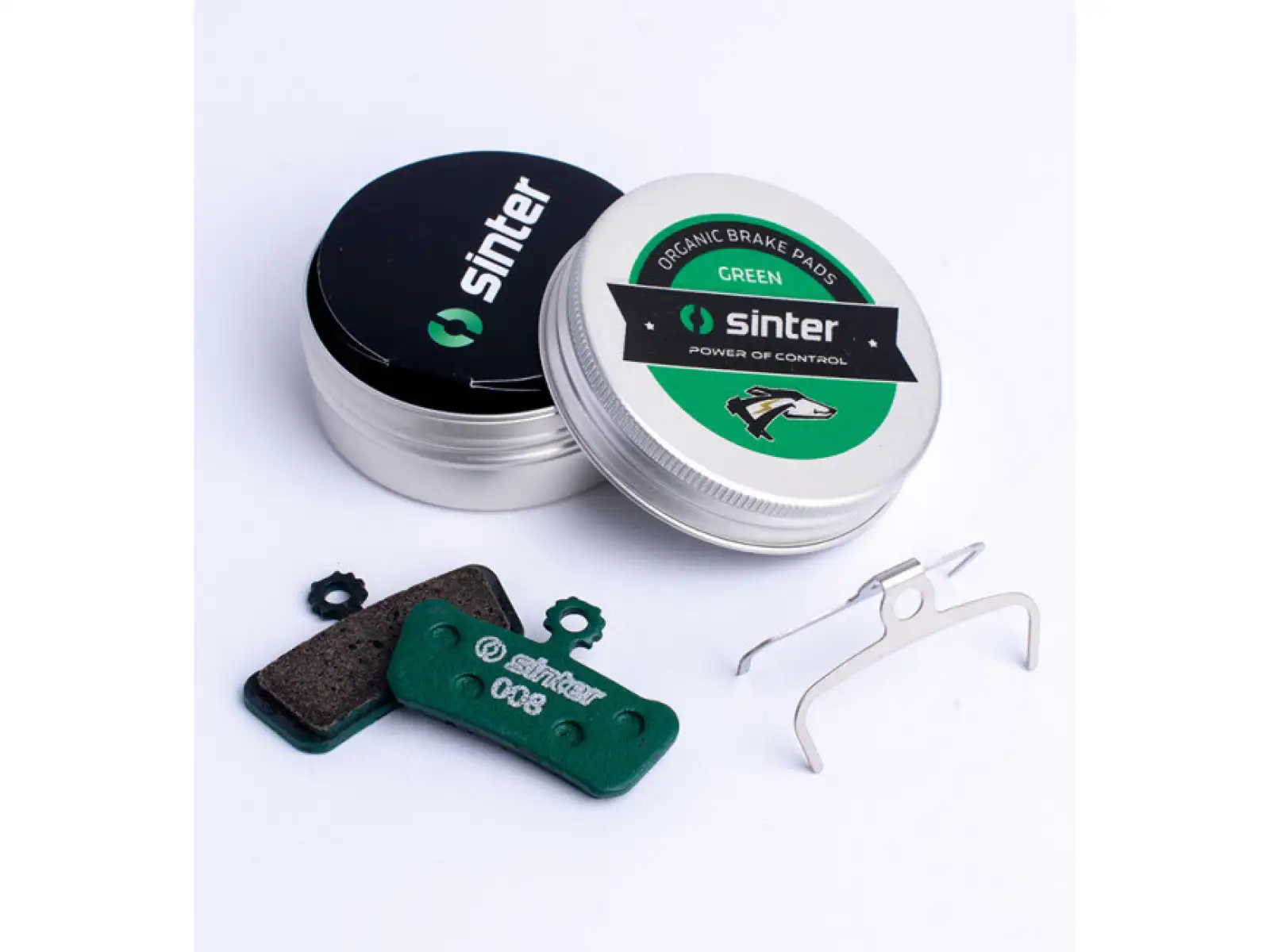 Sinter SRAM Elixir Trail, G2, Guide klocki hamulcowe polimer zielona
