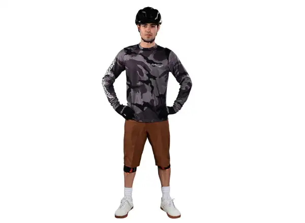 Troy Lee Designs Flowline męskie szorty z wkładką Dark Canvas