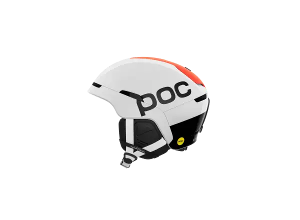 POC Obex Connect kask narciarski Hydrogen White/Fluorescent Orange AVIP