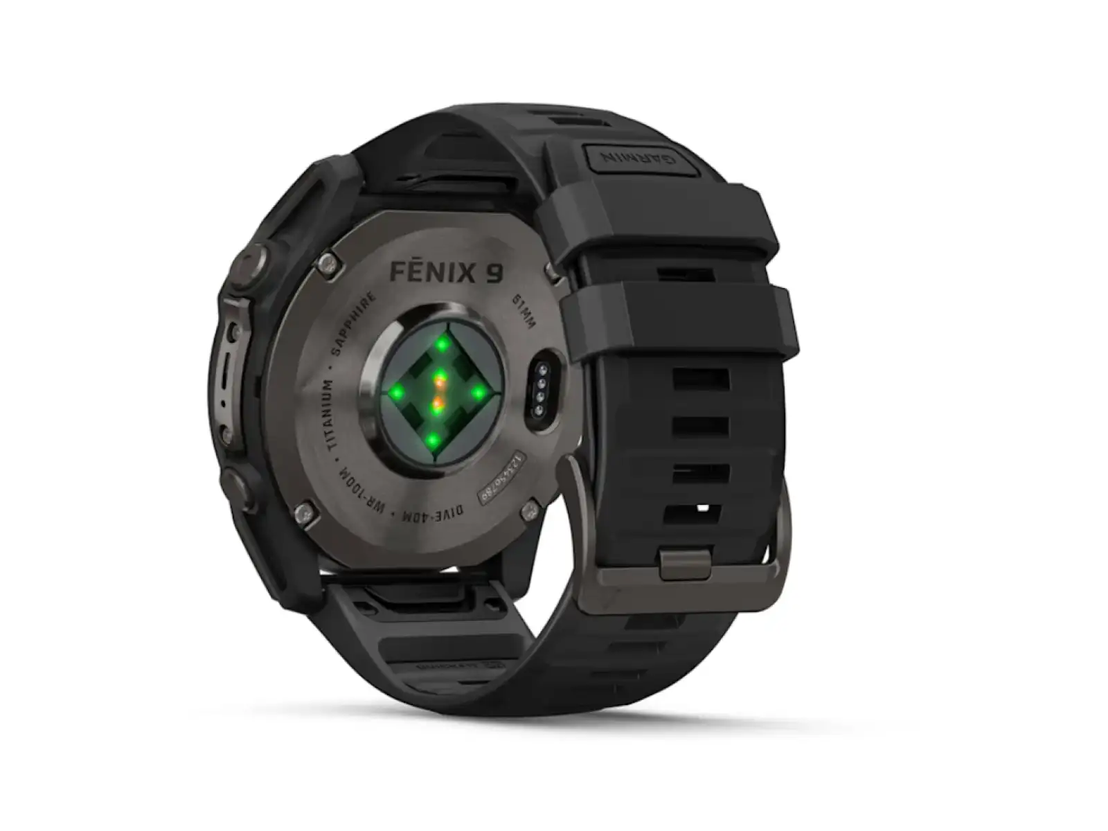 Garmin Fénix 9–51 mm inteligentny zegarek Carbon gray DLC Titanium/Black