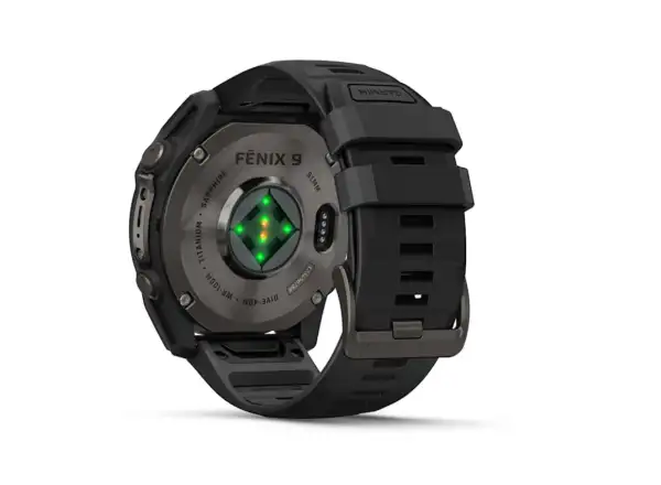 Garmin Fénix 9–51 mm inteligentny zegarek Carbon gray DLC Titanium/Black