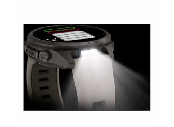 Garmin fenix 9 Pro inReach 43 mm smartwatch Titanium Fog Gray/Dark Sandstone