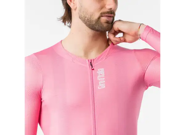 Castelli Giro 109 Corretto męska koszulka długi rękaw Rosa Giro