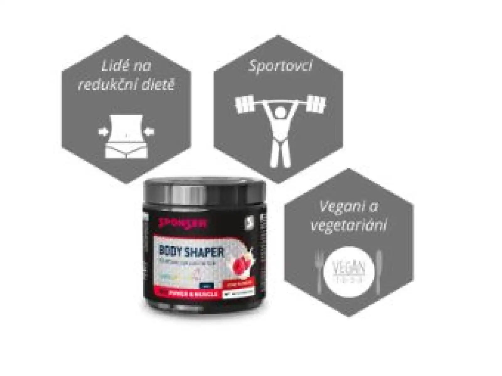 Sponser Body Shaper rzeźbienie mięśni i redukcja wagi 200 g