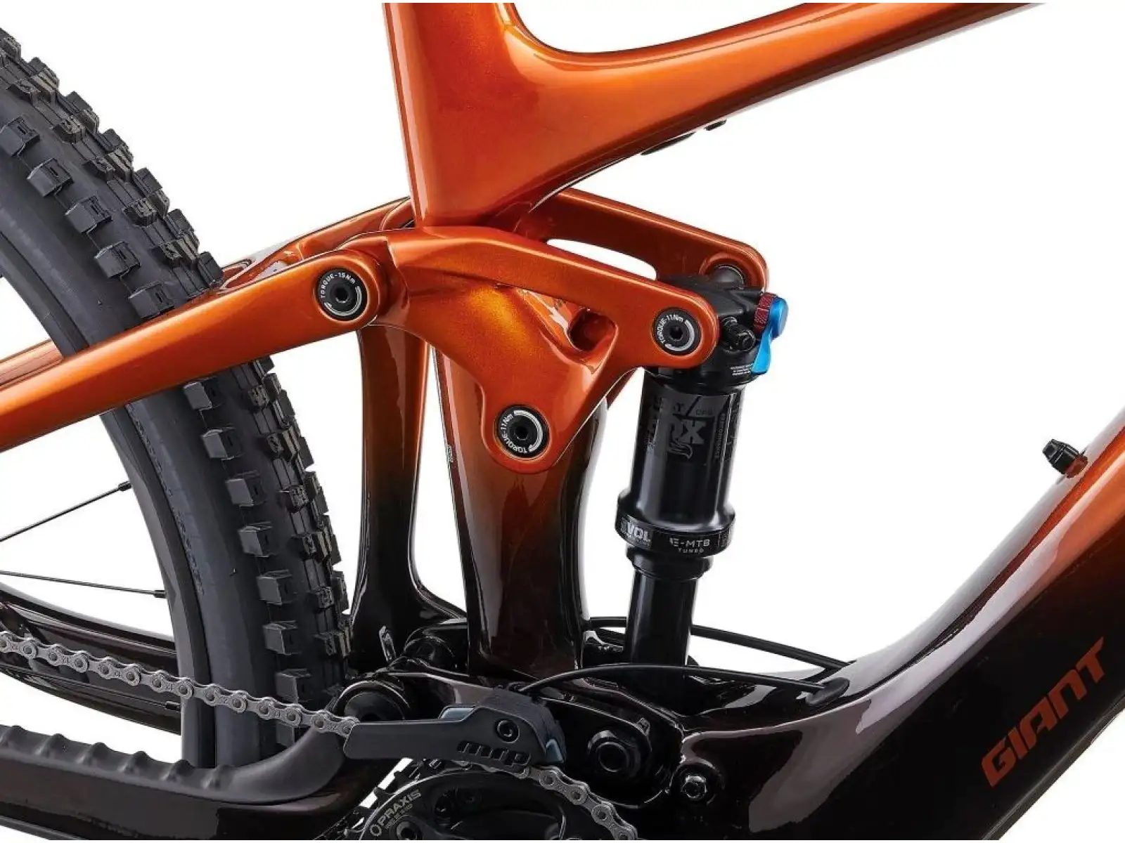 Giant Trance X Advanced E+ EL 3 rower elektryczny Helios Orange