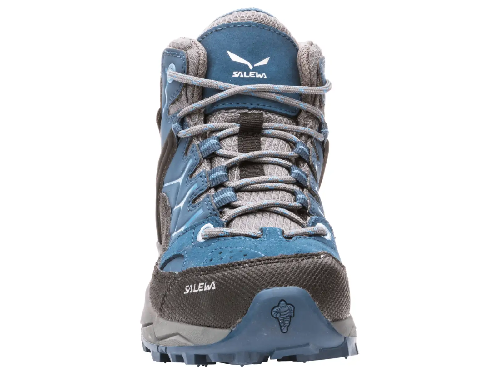 Salewa Alp Trainer Mid GTX dziecięce buty outdoorowe Dark Denim Charcoal