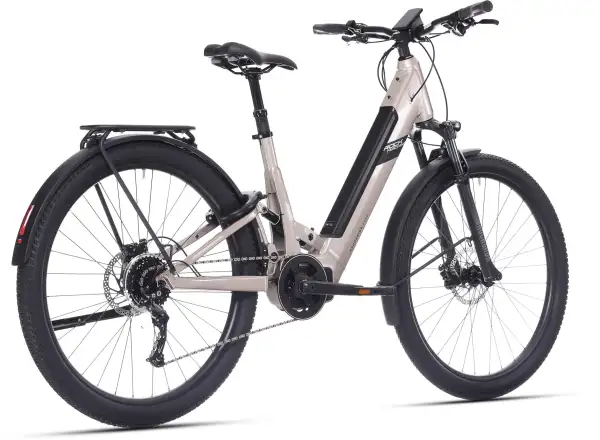 Rock Machine Crossride e450 FS niskonastupowe pełne zawieszenie rower elektryczny Sand Grey/Black