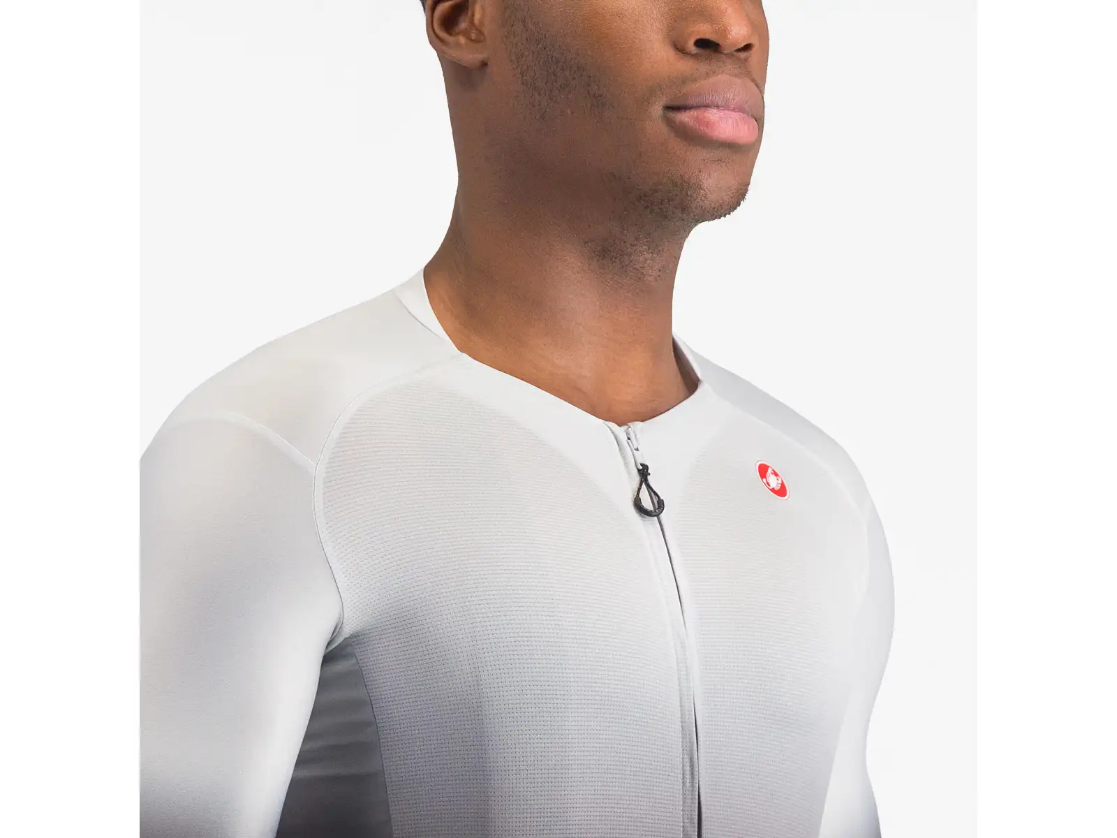 Castelli UPF męska koszulka z krótkim rękawem Silver Grey