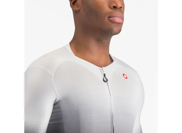 Castelli UPF męska koszulka z krótkim rękawem Silver Grey