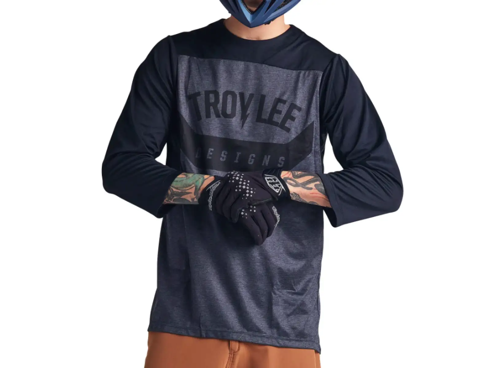 Troy Lee Designs Ruckus Arc męska koszulka rowerowa 3/4 rękawa Black