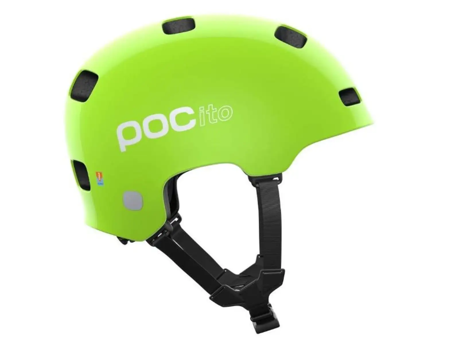 POC POCito Crane MIPS dziecięcy kask Fluorescent Yellow/Green