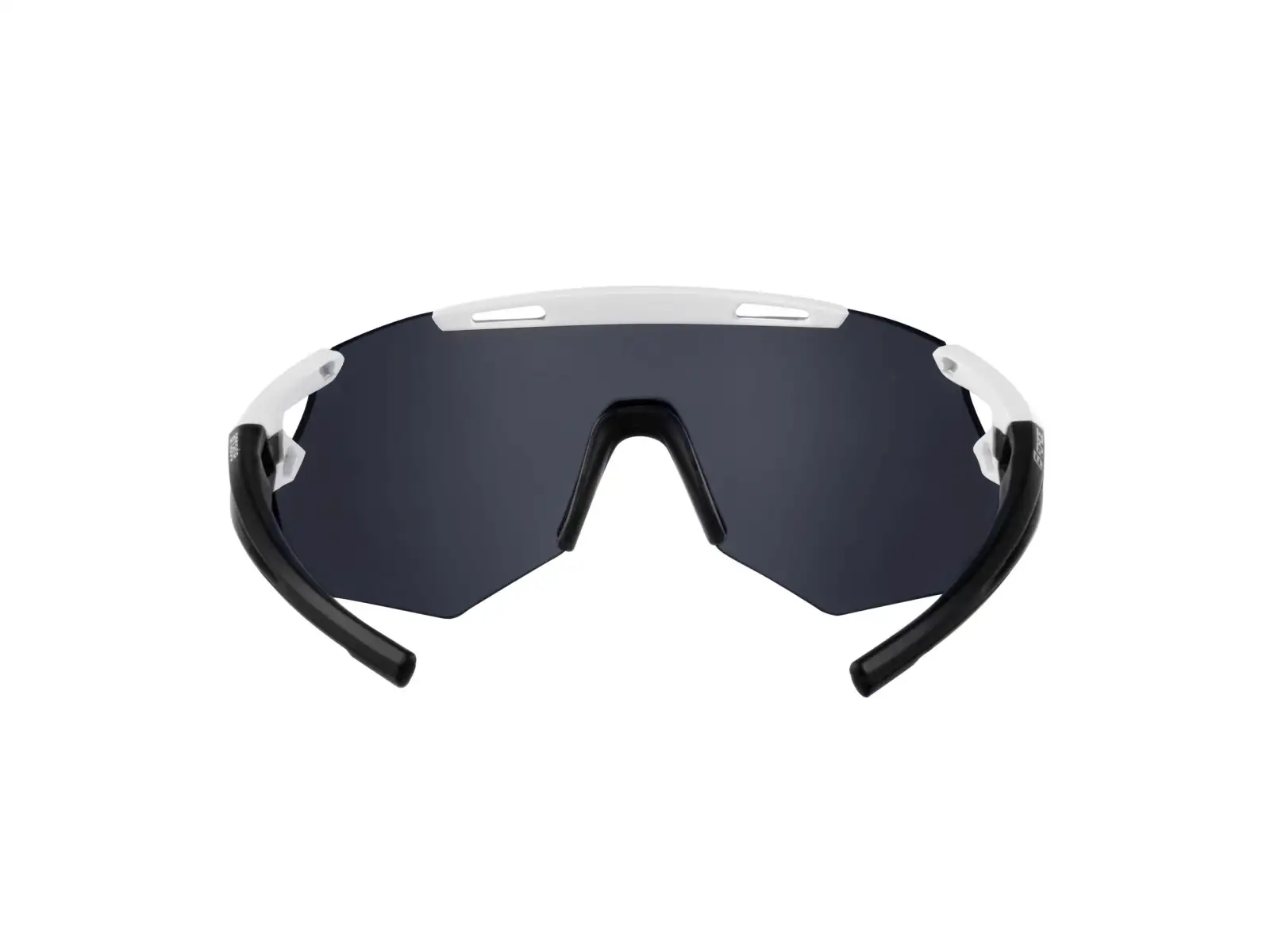 Force Arcade okulary rowerowe biała/czarna/czarna lustrzane szkła