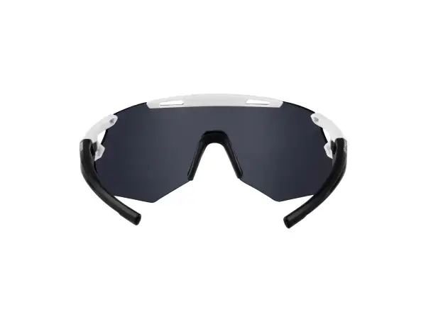 Force Arcade okulary rowerowe biała/czarna/czarna lustrzane szkła
