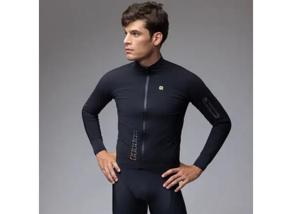 Alé R-EV1 Thermo Shield męska zimowa kurtka rowerowa Black