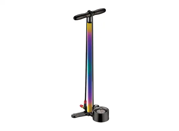 Lezyne Classic Floor Drive 3.5 pompka warsztatowa Special Edition neo metallic