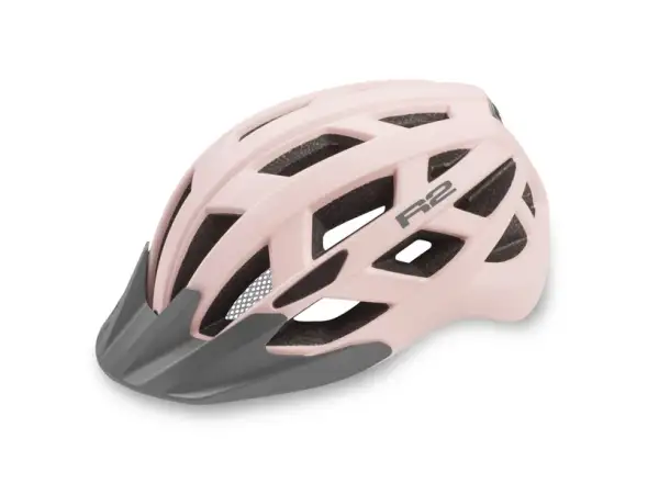 R2 Lumen kask rowerowy pudrowy różowy