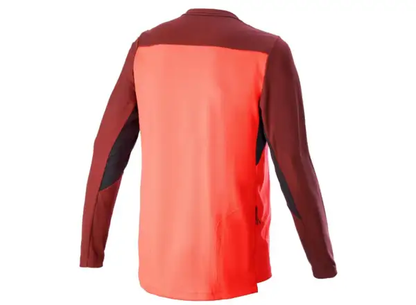 Alpinestars Drop 6.0 V2 męska koszulka z długim rękawem Coral Fluo