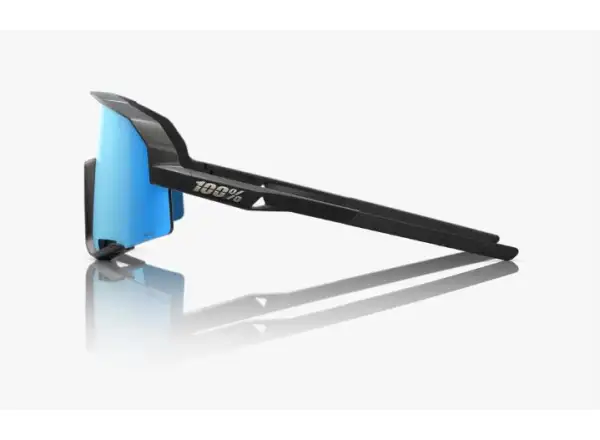 100% Slendale okulary Matte Black/HiPER Blue Multilayer Mirror
