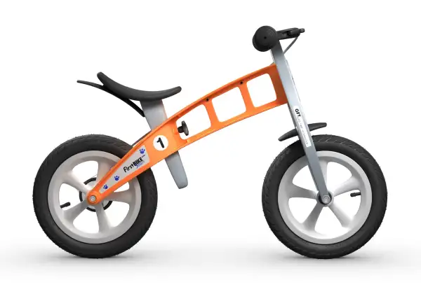 First Bike Street rowerek biegowy dla dzieci pomarańczowa