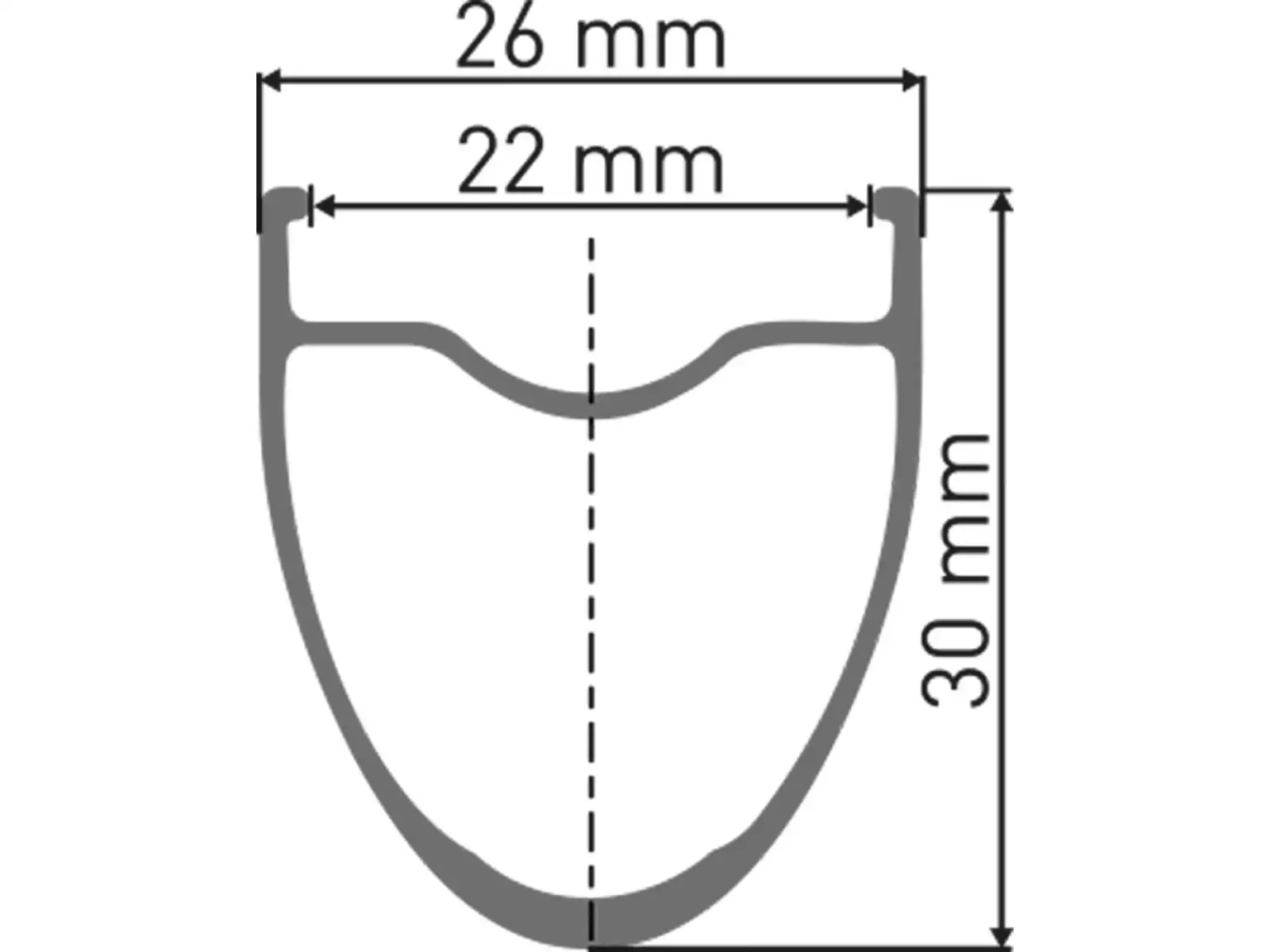 DT Swiss E 1800 Spline 30 DB 700C CL 12/100 przednie koło - Niezapakowane