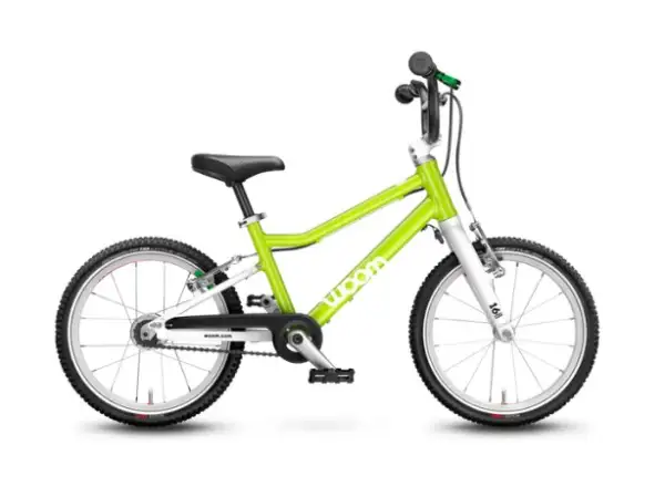 Woom 3 Automagic rower dziecięcy 16" Lizard Lime