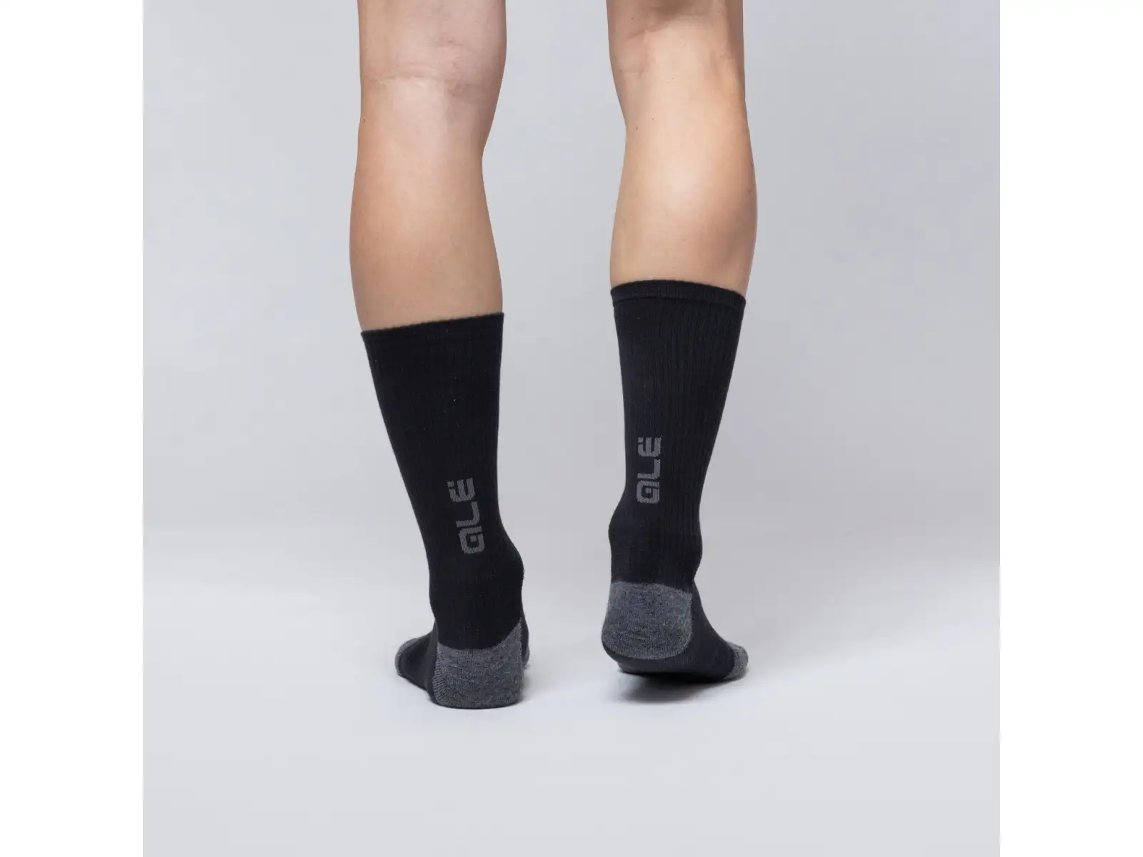 Alé Accessori Primaloft Merino cyklistické ponožky Black