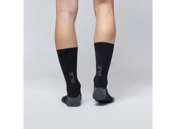 Alé Accessori Primaloft Merino cyklistické ponožky Black