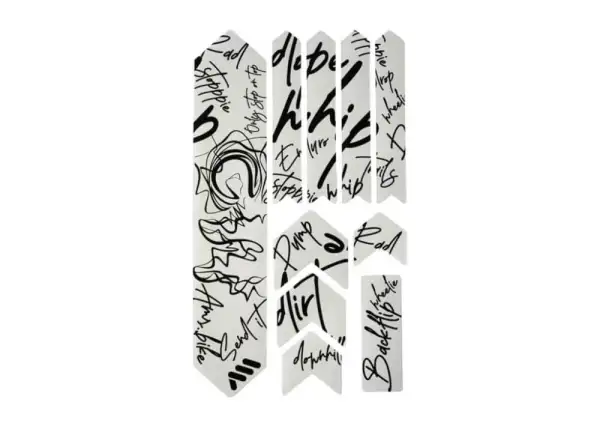 All Mountain Style naklejki ochronne na ramę Extra Signature Black