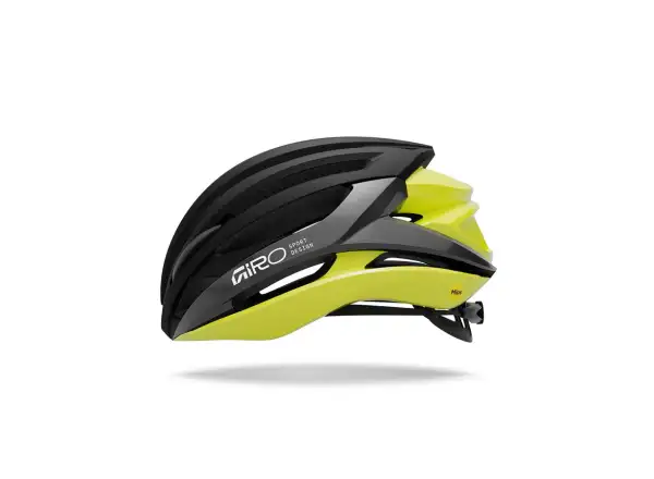 Giro Syntax MIPS kask szosowy Mat Black/Gloss Hi Viz Yellow
