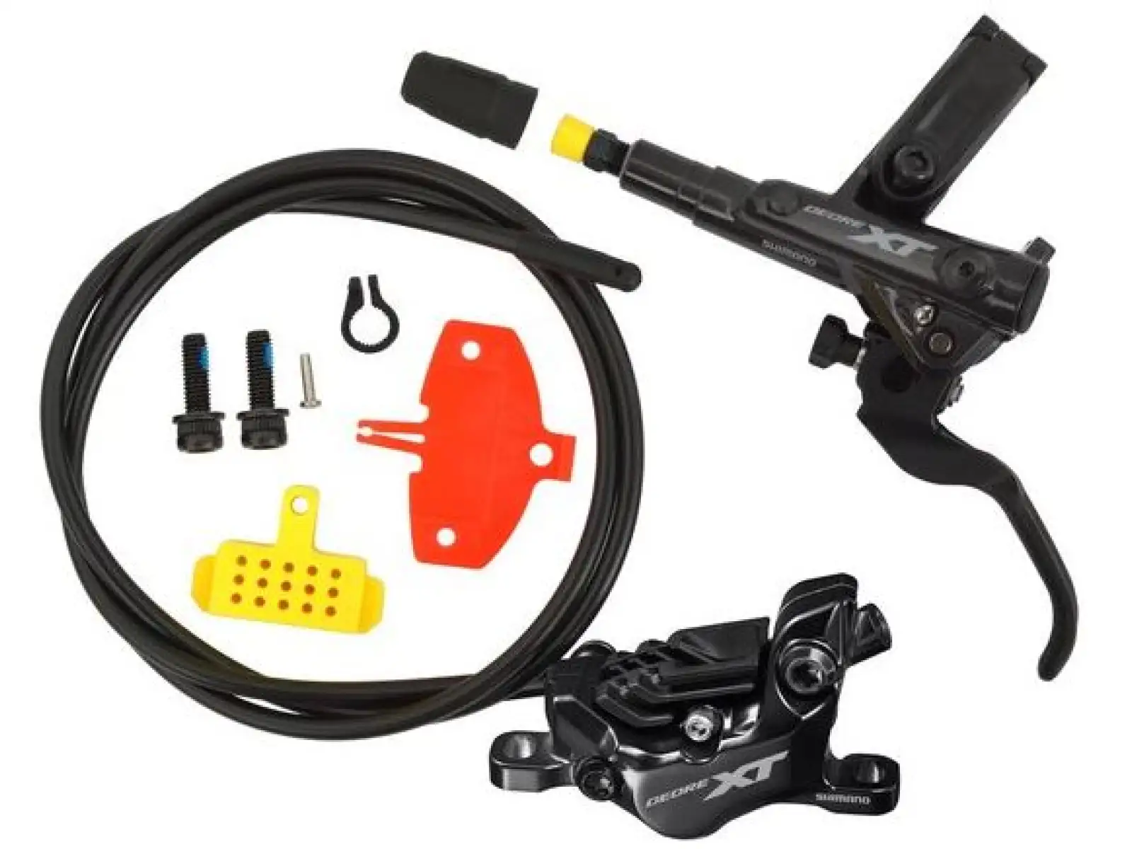 Shimano XT BR-M8120 hamulec tarczowy przedni - klocki N04C z chłodzeniem