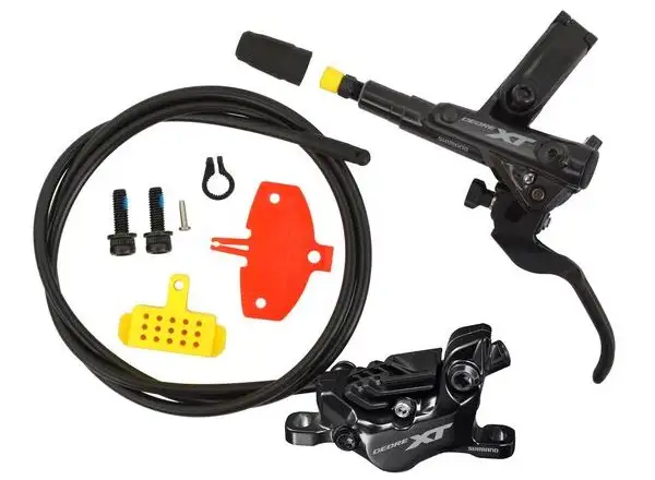 Shimano XT BR-M8120 hamulec tarczowy przedni - klocki N04C z chłodzeniem