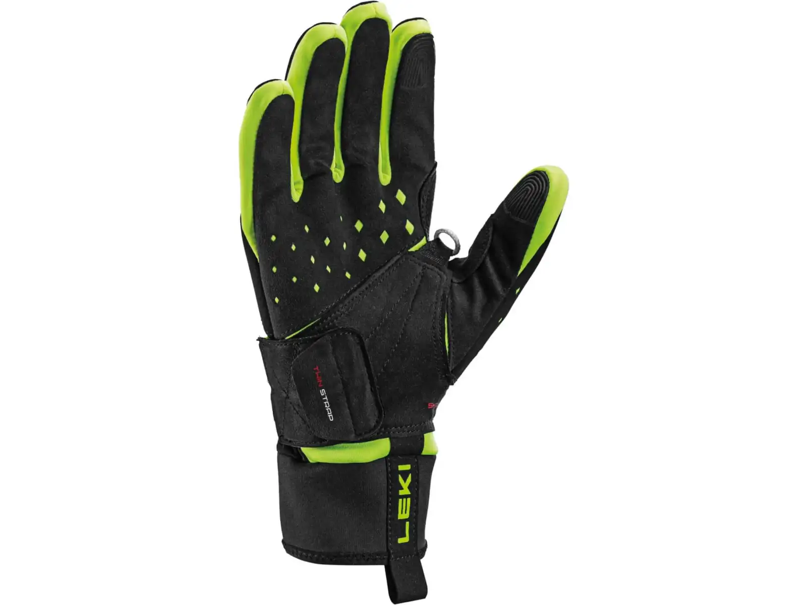 Leki HRC Race Shark biegowe rękawice Black/Neon yellow