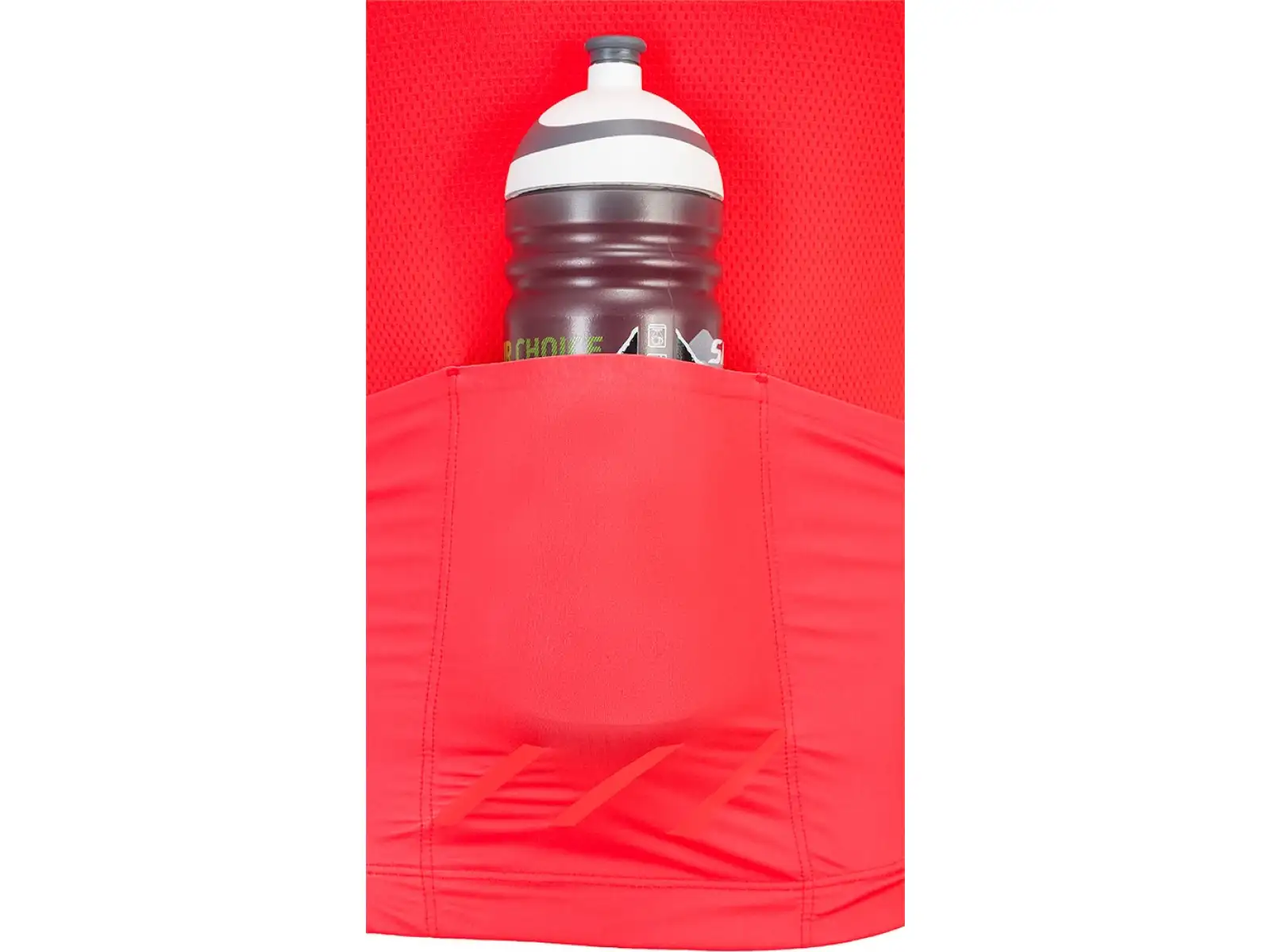 Silvini Stelvio męska koszulka z krótkim rękawem ruby/black