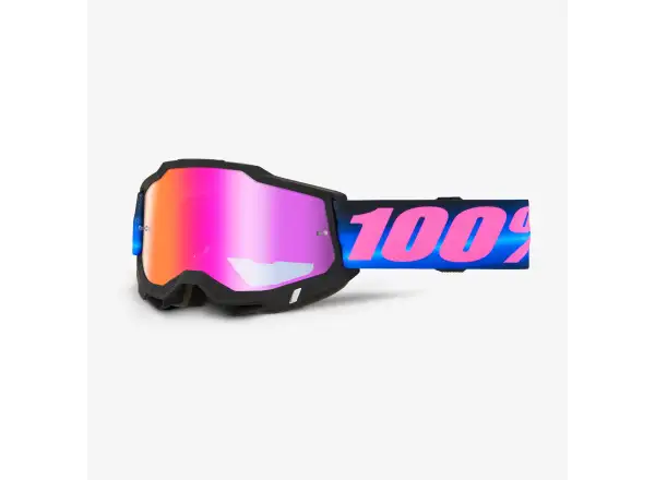 100% Accuri 2 gogle zjazdowe Superdome/Dark Red Mirror Lens