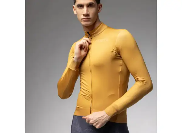Alé PR-E Follow Me 2.0 męska ocieplana bluza z długim rękawem Kashmir Yellow