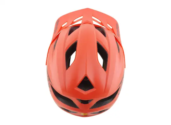 Troy Lee Designs Flowline Mips kask dziecięcy Point Coral/Charcoal
