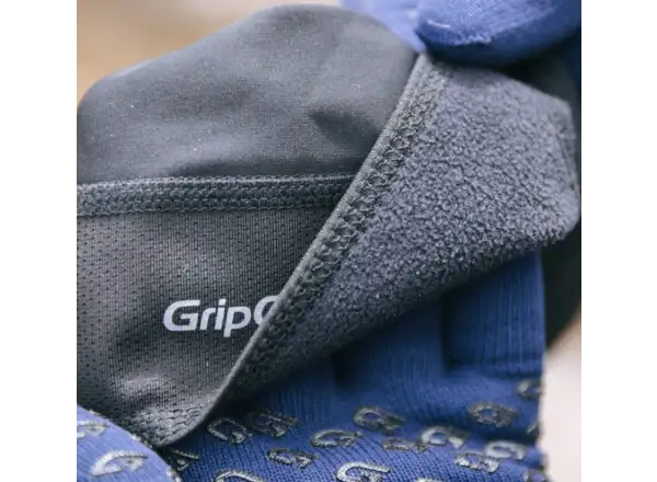Grip Grab Thermo Windproof Winter Skull rowerowa czapka czarna