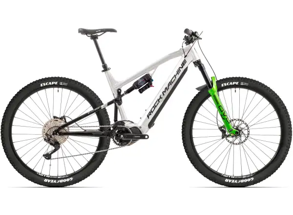 Rock Machine eBLIZZARD 30 S górski rower elektryczny Gloss Silver/Black/Grey