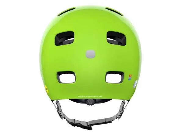 POC POCito Crane MIPS dziecięcy kask Fluorescent Yellow/Green