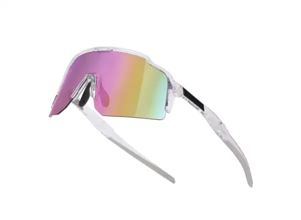 Force Strive okulary rowerowe przezroczyste/fioletowo-żółte szkło