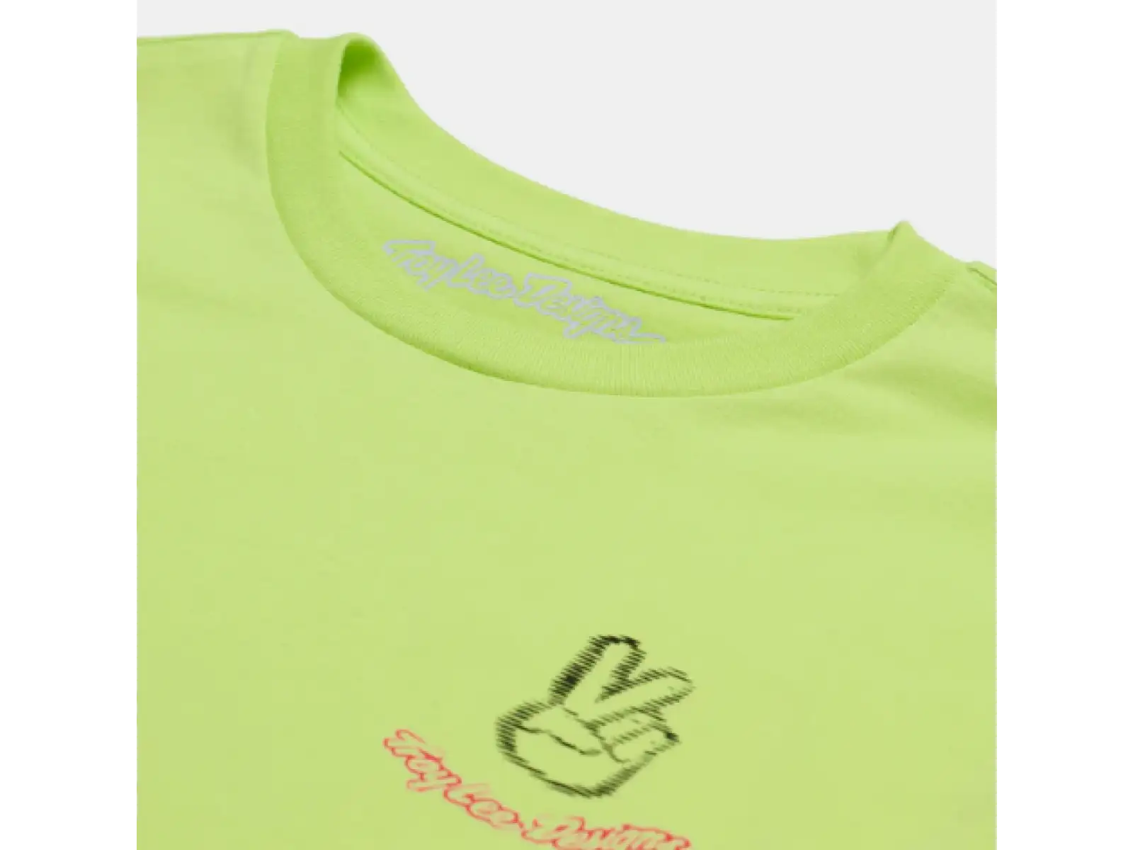 Troy Lee Designs Peace Out męska koszulka z długim rękawem Glo Yellow