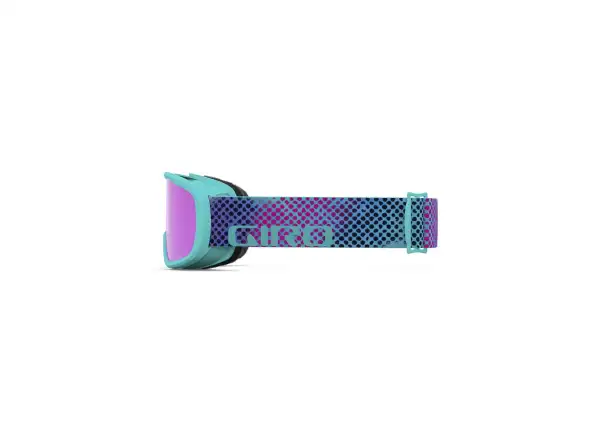 Giro Buster dziecięce gogle narciarskie Screaming Teal/Chroma Dot Amber Pink