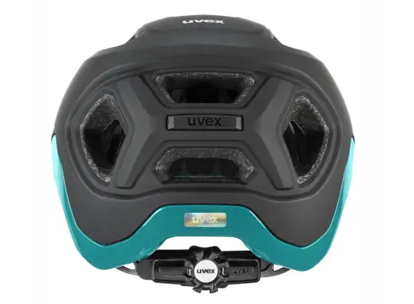 Uvex React MTB kask Black/Teal Matt