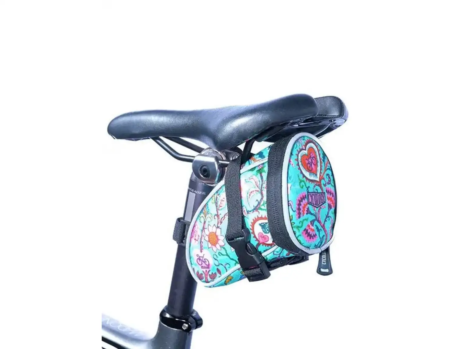 Cycology Secret Garden torba podsiodłowa niebieska
