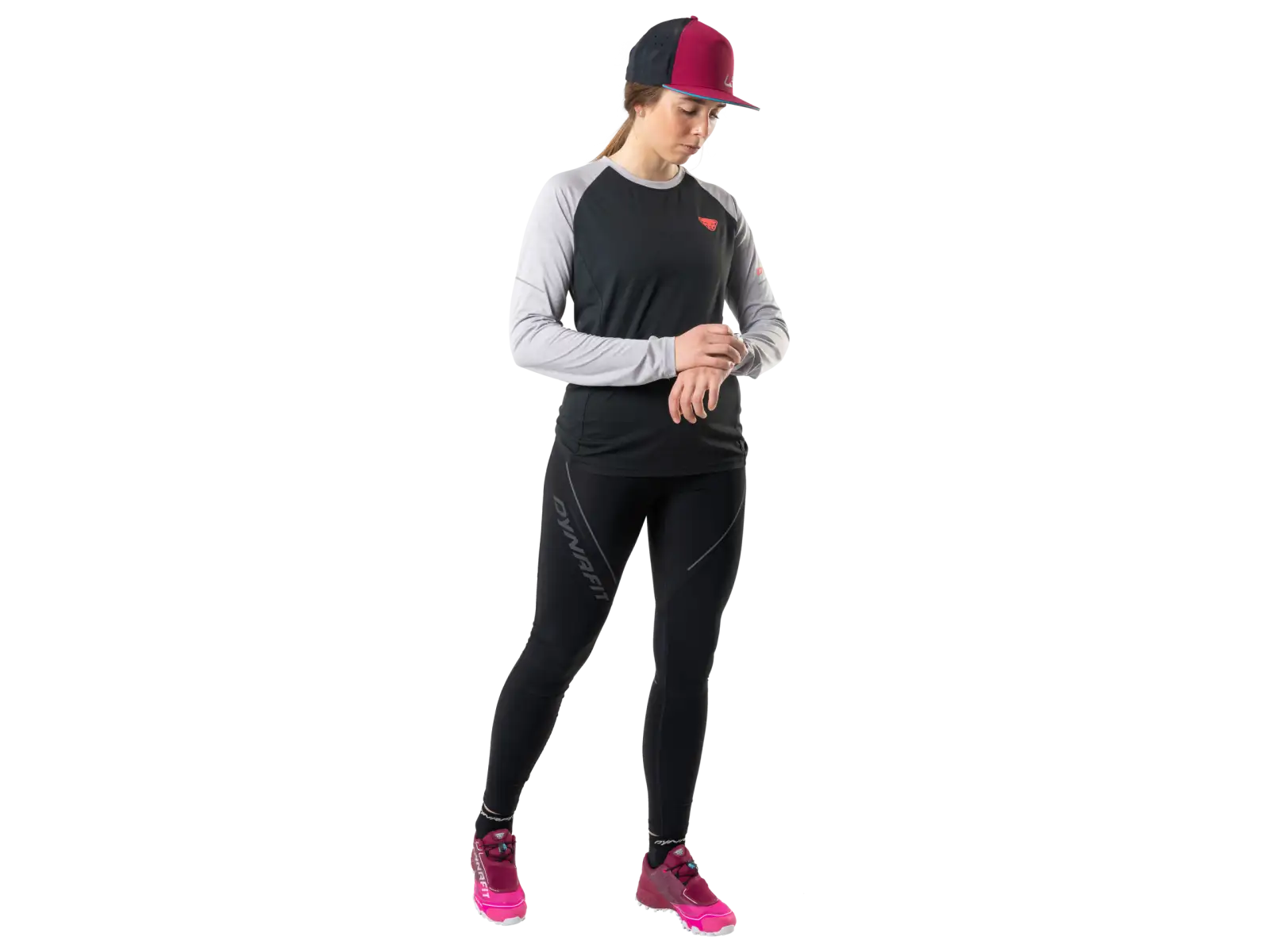 Dynafit Ultra damskie legginsy do biegania Black Out