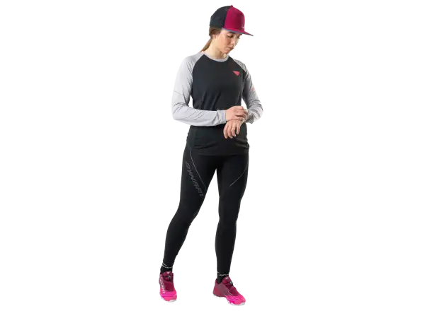 Dynafit Ultra damskie legginsy do biegania Black Out