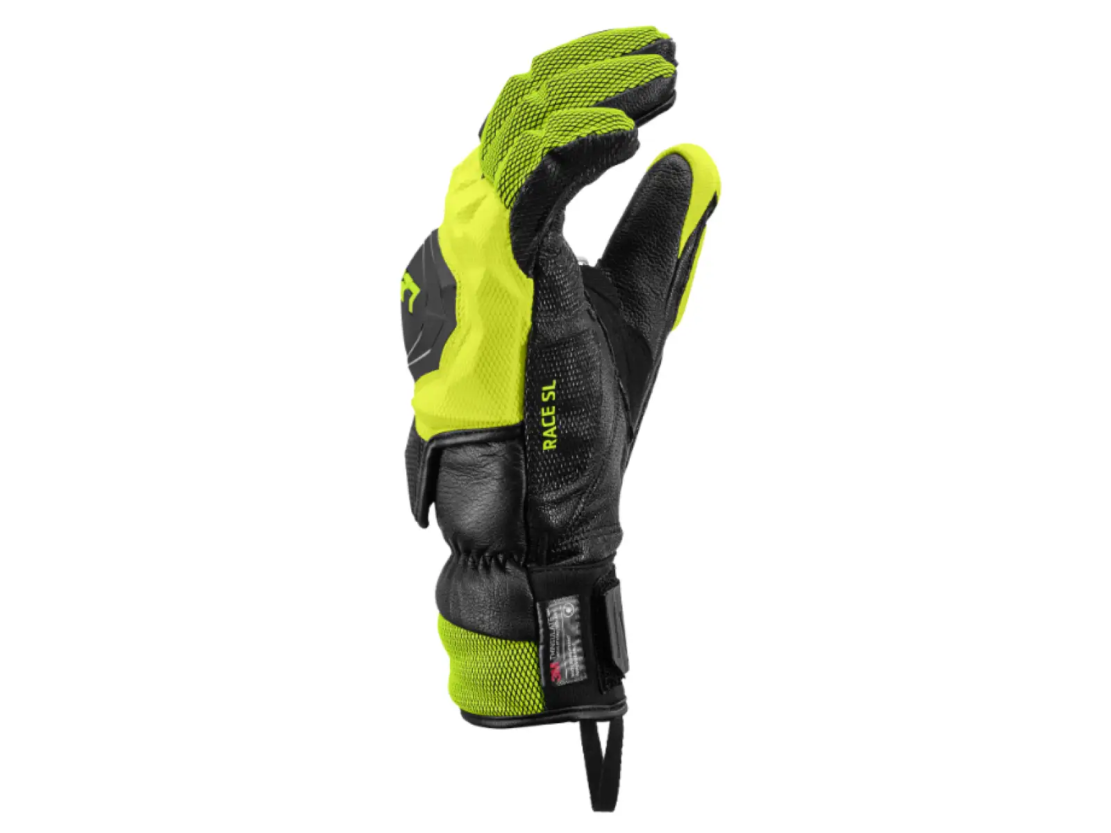 Leki WCR Venom SL 3D wyścigowe rękawice Black-Ice Lemon
