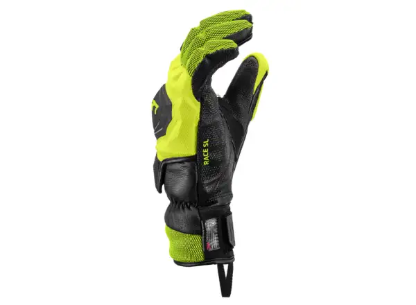 Leki WCR Venom SL 3D wyścigowe rękawice Black-Ice Lemon